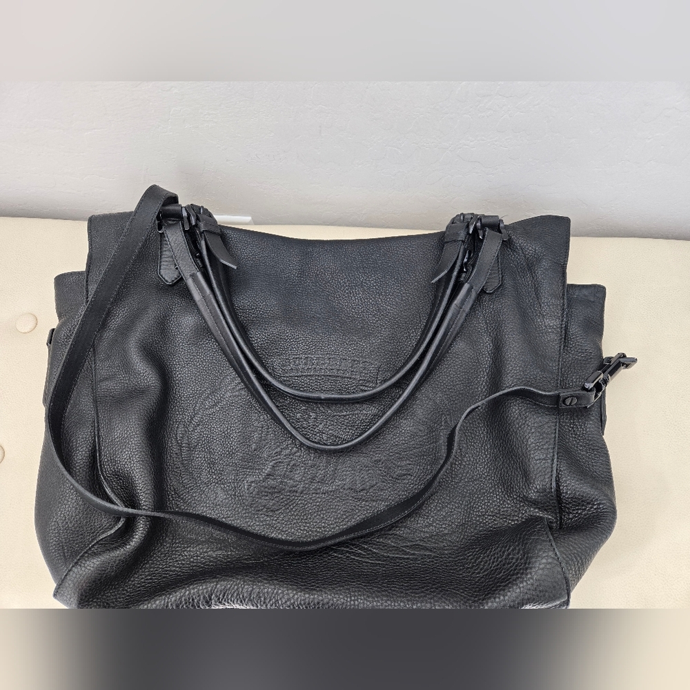Burberry leather extra large weekender bag - Picture 4 of 16